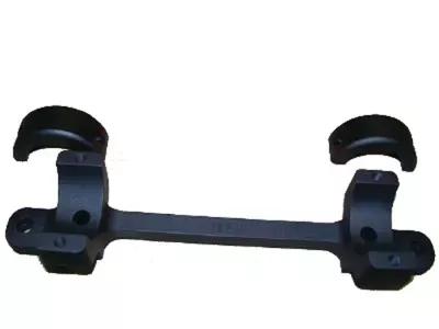 DNZ Products Tube Mount Browning A-Bolt Long Action One” Medium Height Black