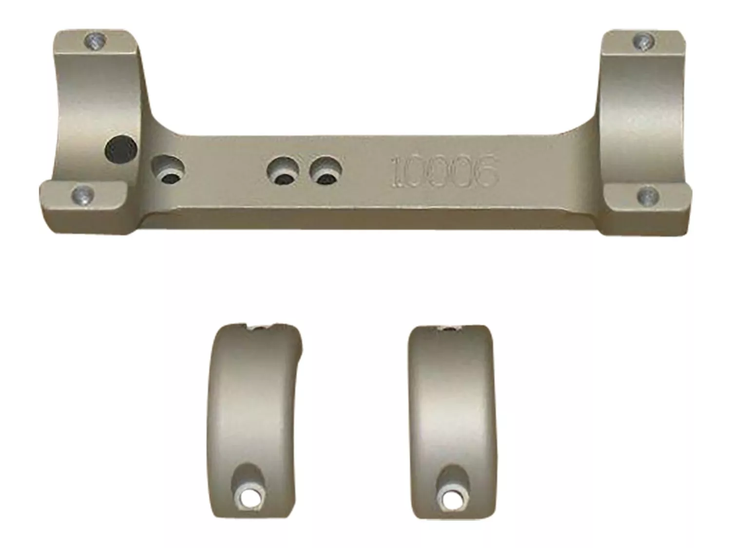 DNZ Scope Mount Ring Combo 1pc 1 Medium Tactical Silver
