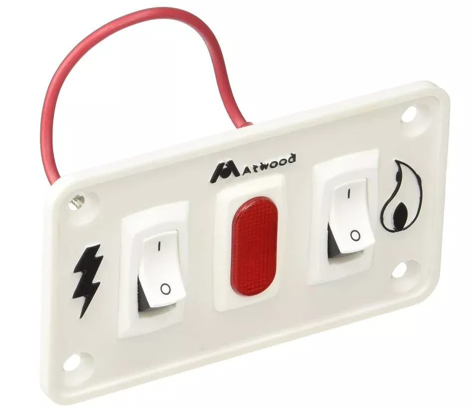 Dometic Atwood Water Heater Dual Panel Power Switch - White• 91230