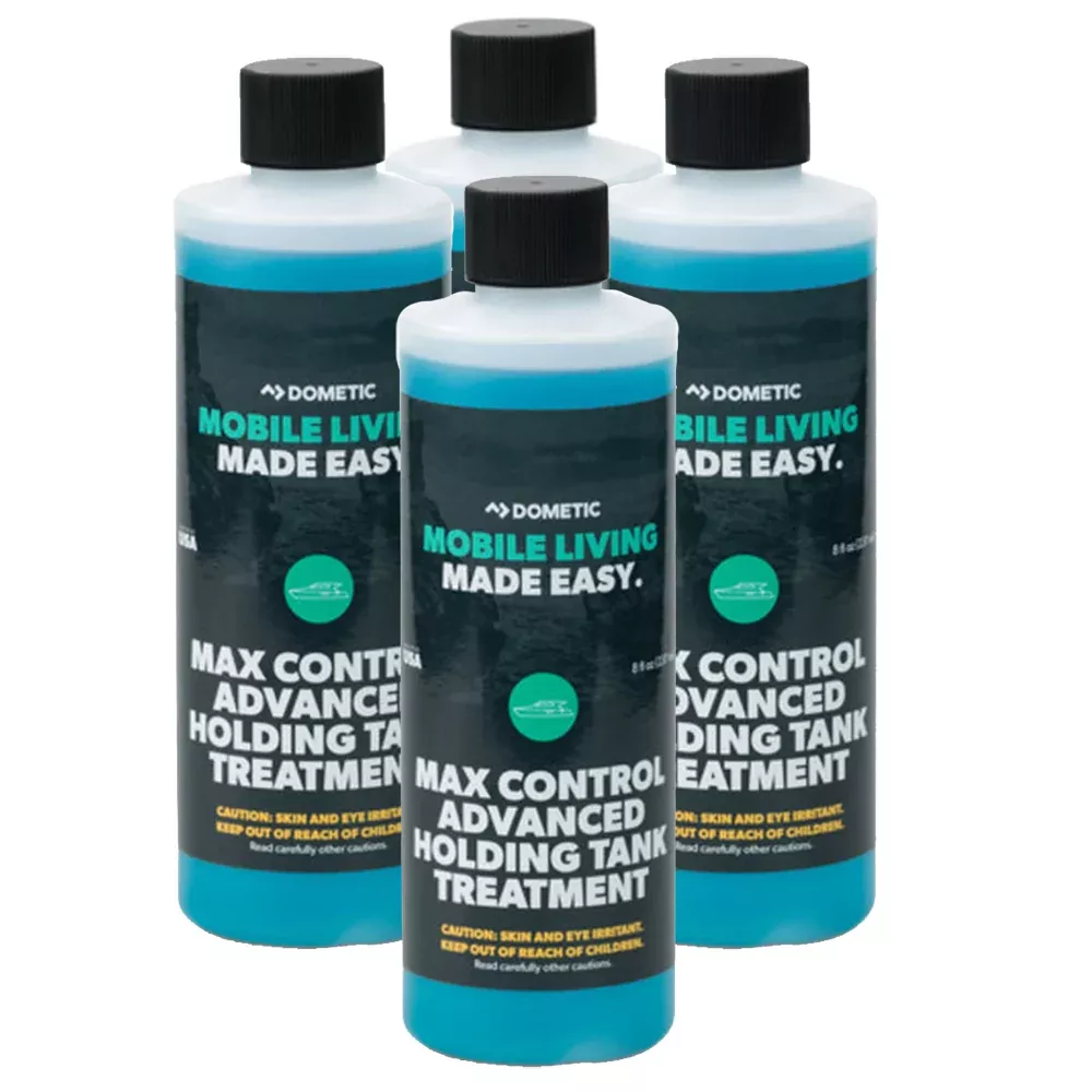 Dometic Max Control Holding Tank Deodorant – Four (4) Pack of 8oz Bottles