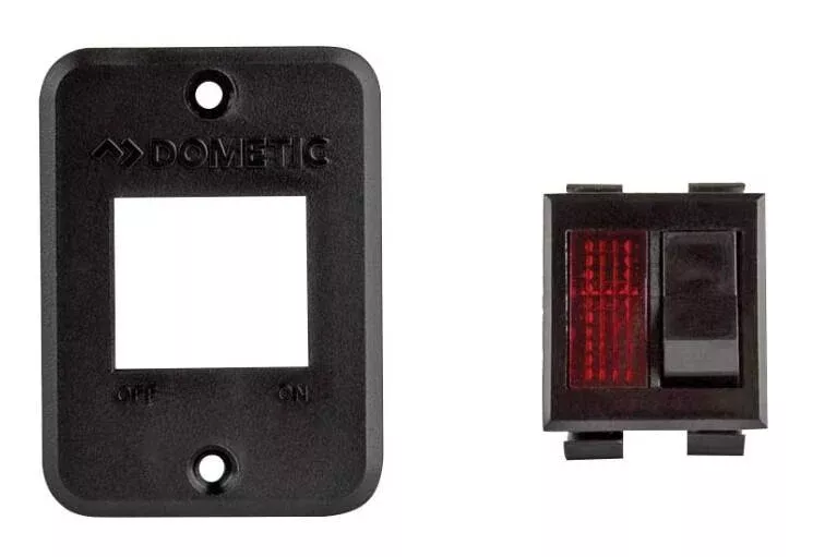 Dometic Water Heater Power Switch for Atwood Electronic Ignition Water Heaters, 12V, Black• 91959