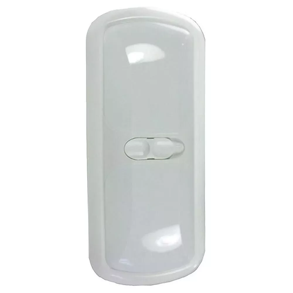 Double Euro Style Dome Light, Frosted White Lens
