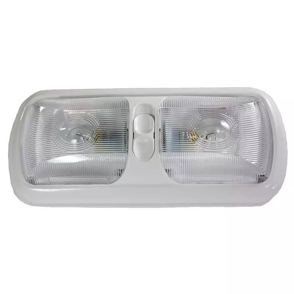 Double Incandescent Euro Light with Optic Lens