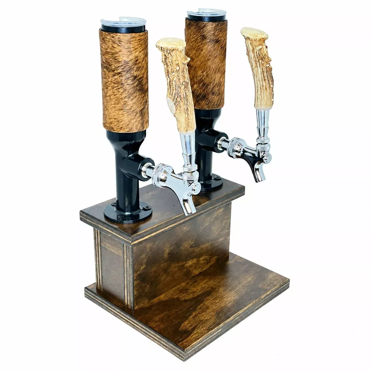Double Whiskey Tower Liquor Dispenser