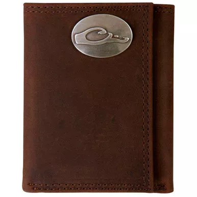 DRAKE Leather Tri-Fold Wallet (DA7005-LEA)