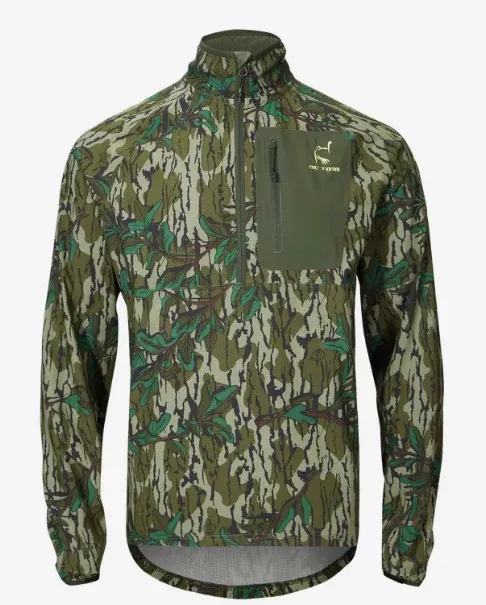 Drake Men’s SWT Half Zip Pullover In Greenleaf- OT0003