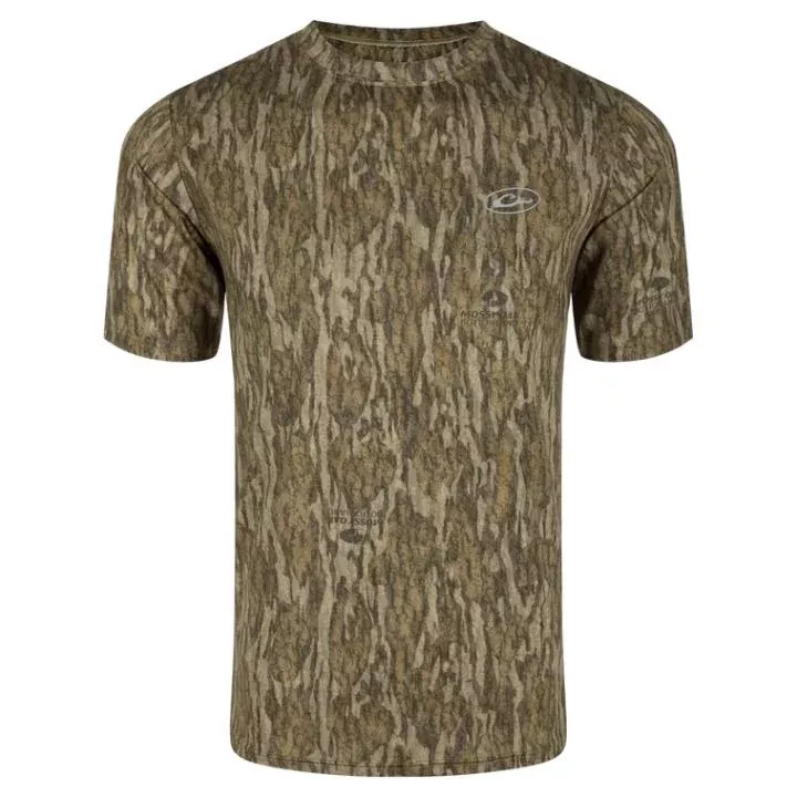 Drake Youth EST Camo Performance Short Sleeve Crew
