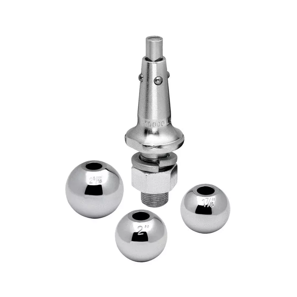 Draw-Tite Interchangeable Hitch Ball w/ 1″ Shank – 1-7/8″, 2″, 2-5/16″ Balls