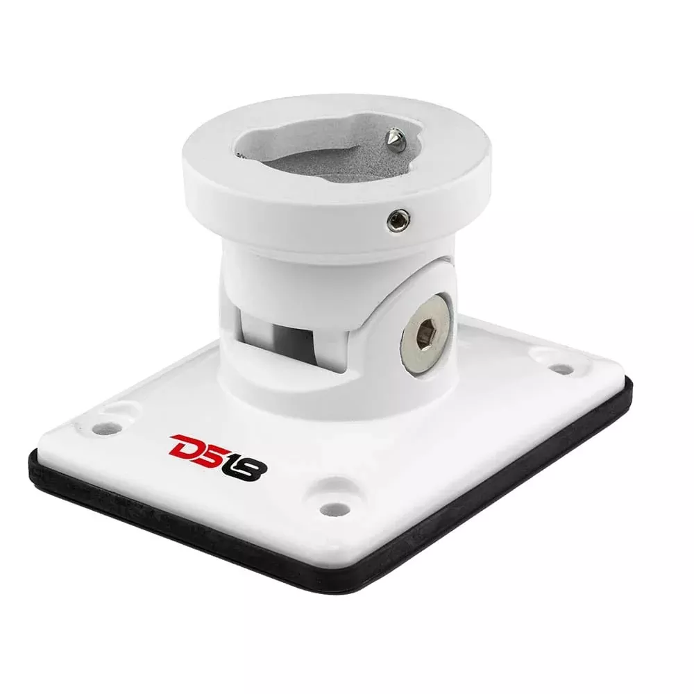 DS18 HYDRO Universal Flat Swivel Mount – White