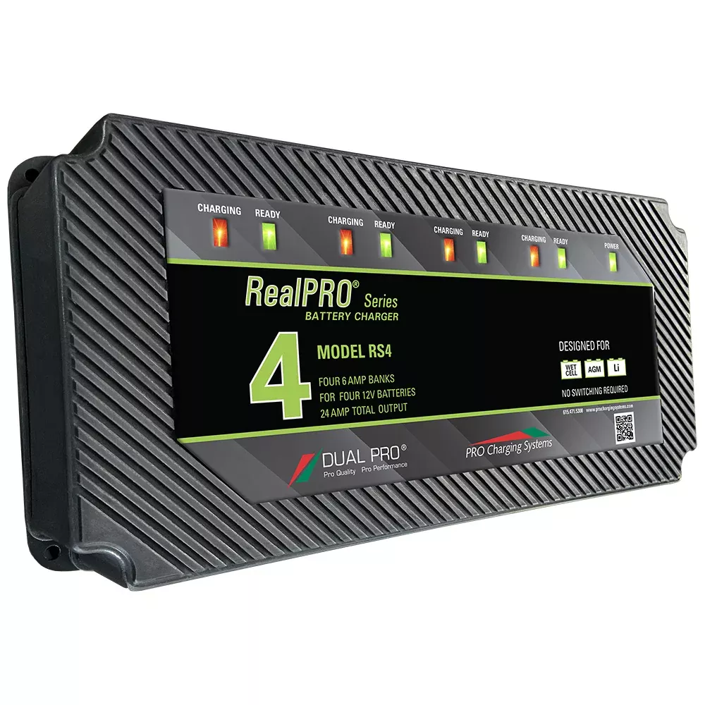 Dual Pro RealPRO Series Battery Charger – 24A – 4-Bank