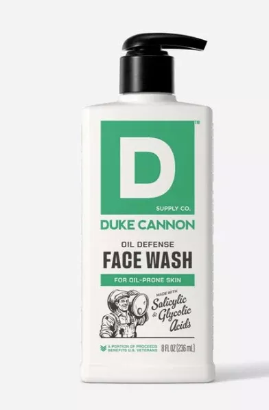 Duke Cannon Heavy Duty Face Wash for Oily Skin