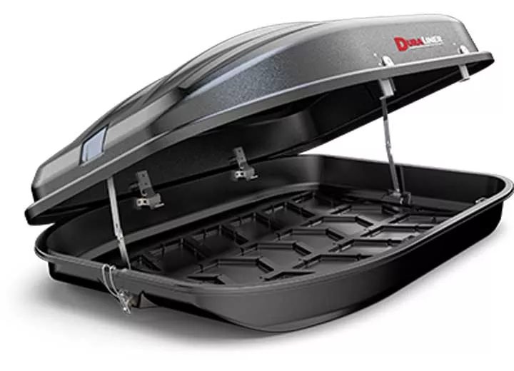 DuraLiner 10 Cubic Ft Roof Top Cargo Box, Black• RT10D