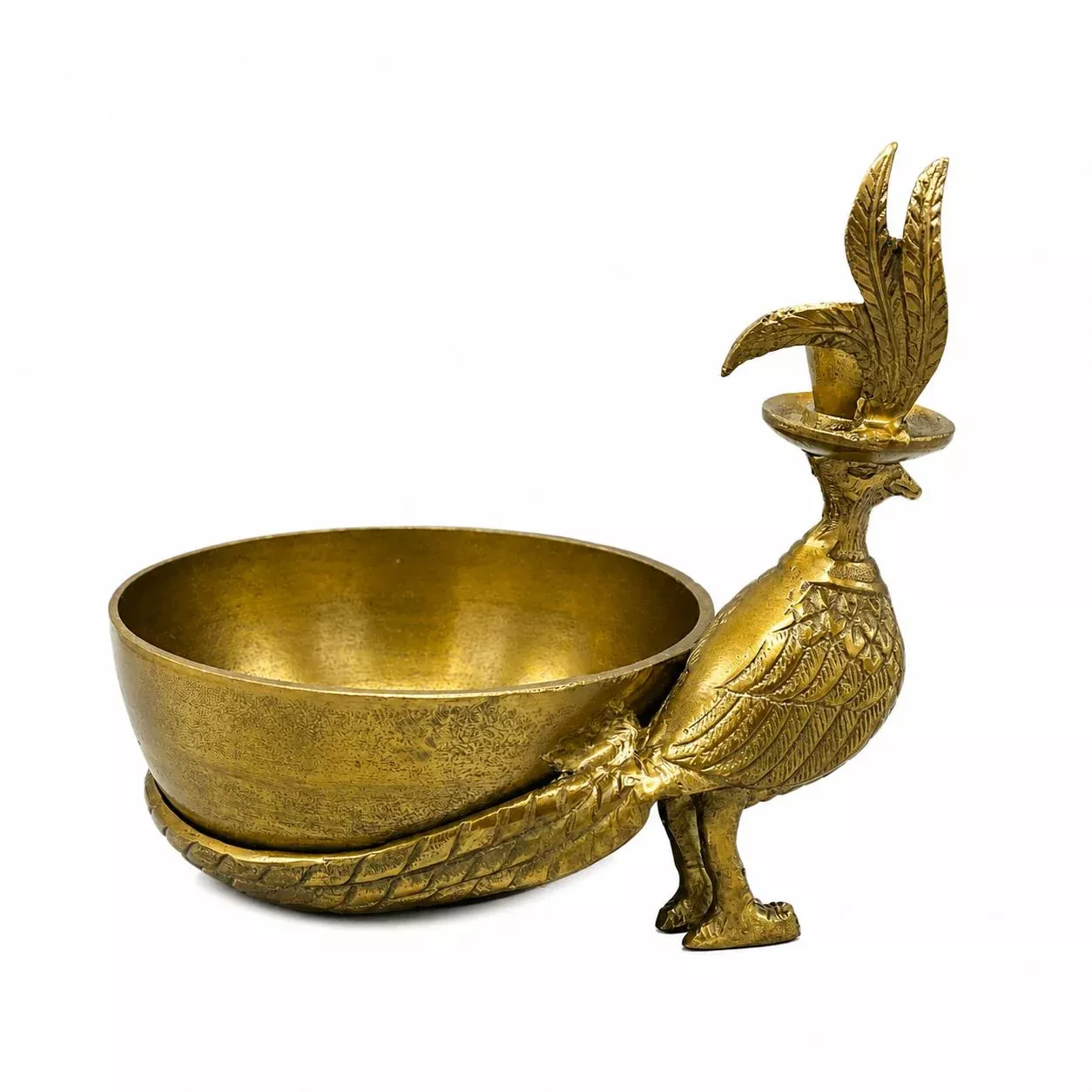 E+E Antique Gold Bowl