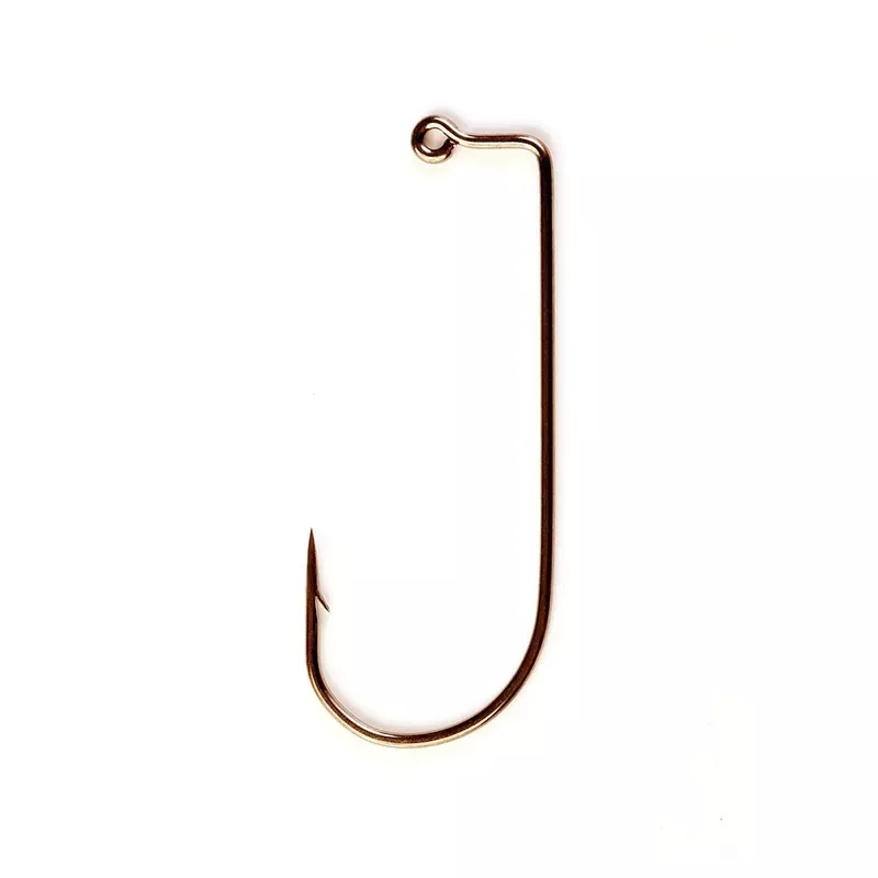 Eagle Claw Aberdeen Jig Hook Round Bend 90 Deg Bronze #2