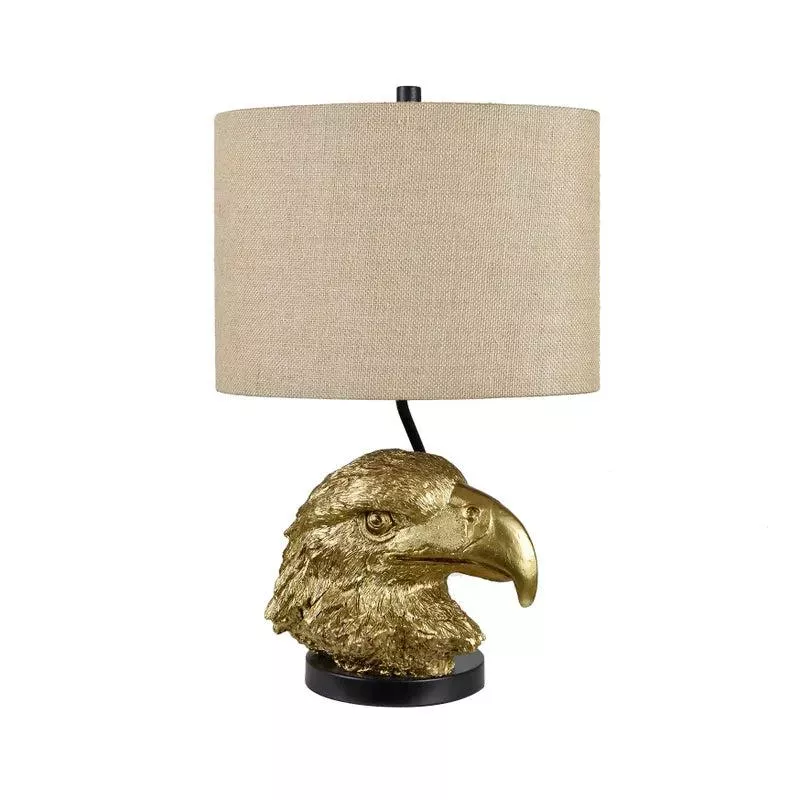 Eagle Head Table Lamp