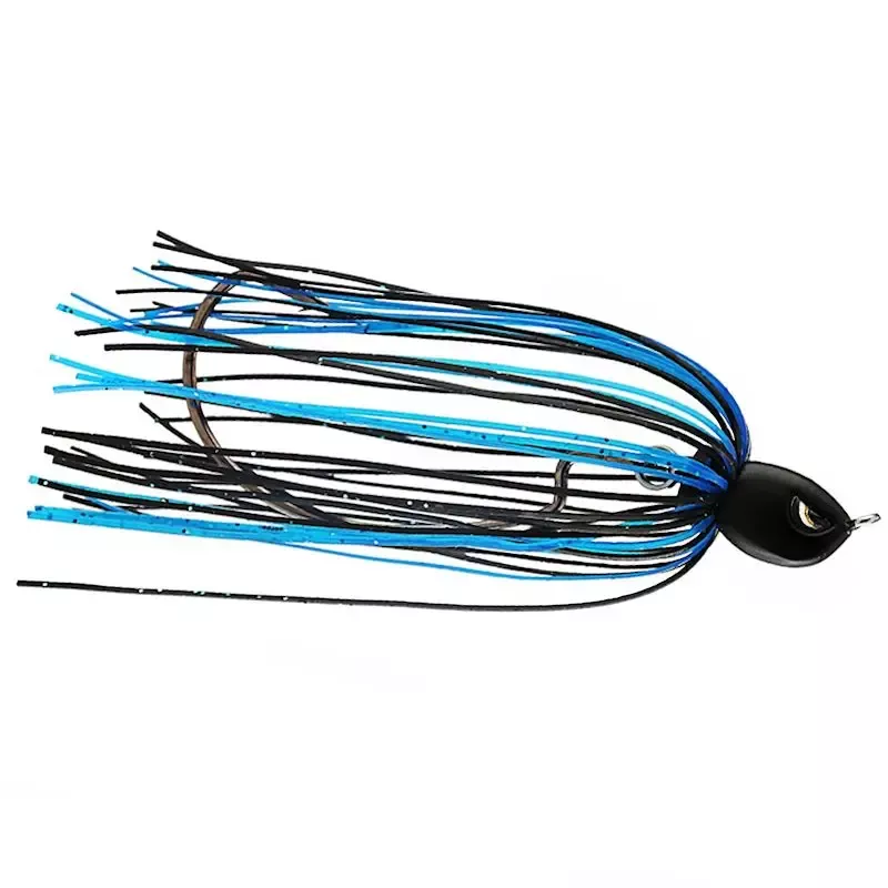 Eco Pro Tungsten Swing Swim Jig 3/8 oz. Black/Blue