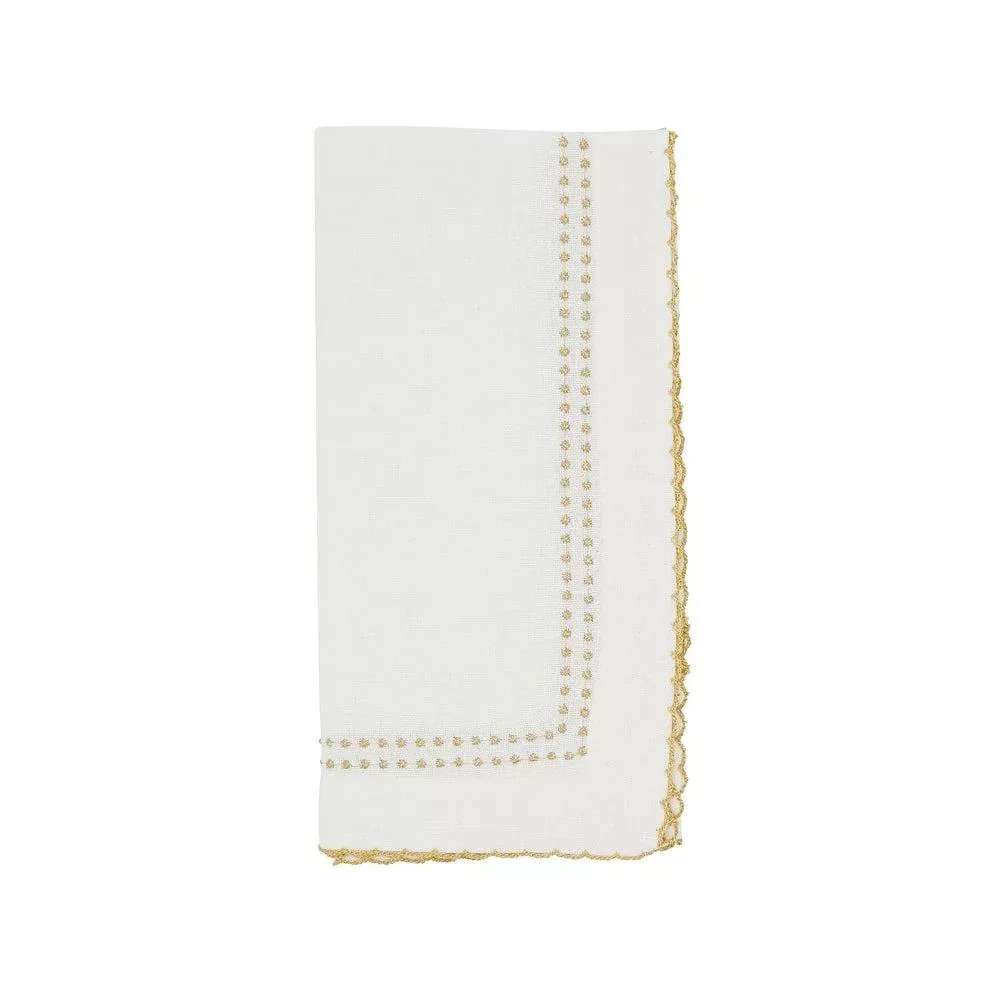 Embroidered Border 18" Napkins