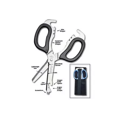 EMI-Emergency Medical 8003 Multi-Purpose Rescue Shears Holster Set - Black