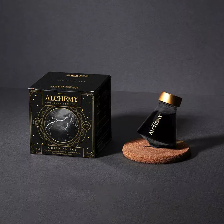 Endless Alchemy Ink Obsidian Sky 45mL Bottled Ink
