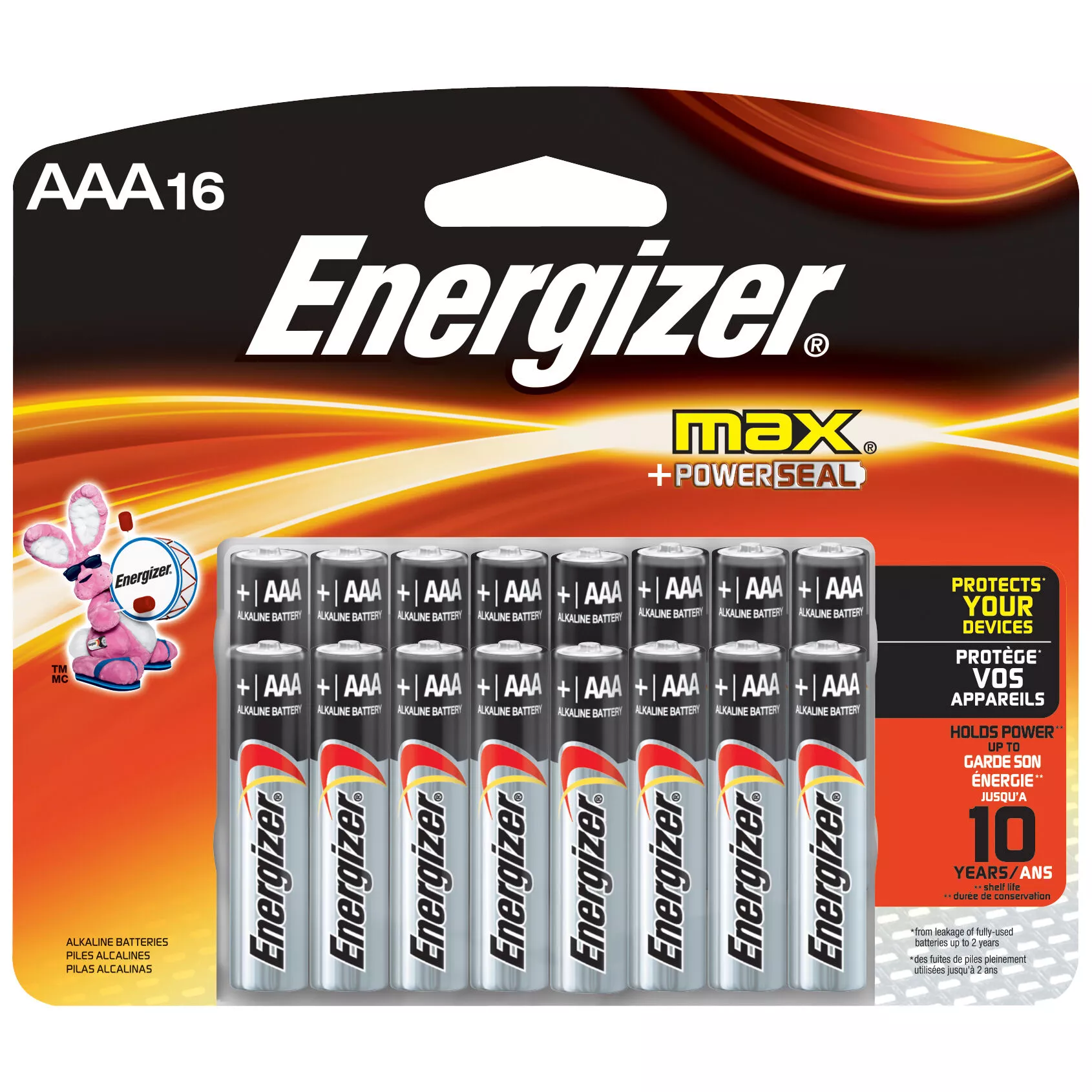 Energizer MAX AAA Batteries, 16-Pack