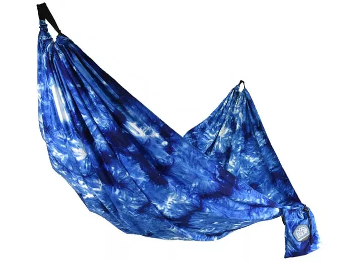 Equip 1 Person Craft-Dyed Recycled Hammock – Blue• 995714