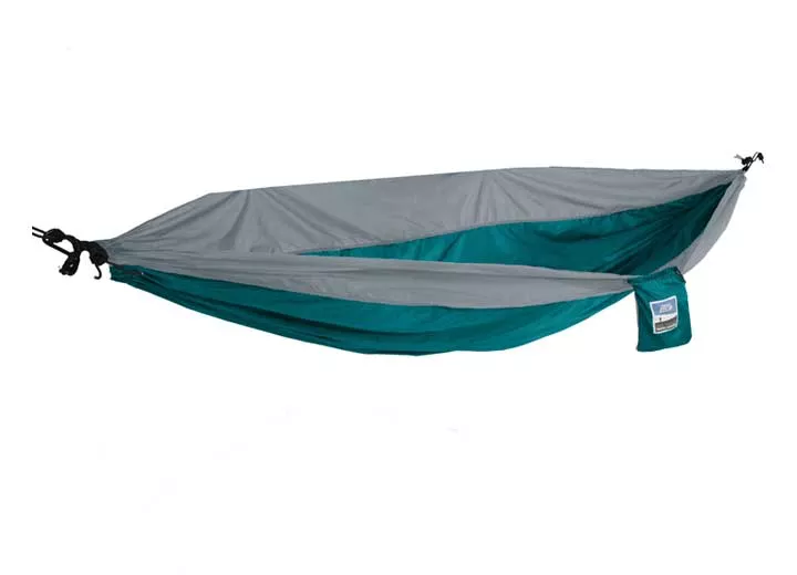 Equip 1 Person Travel Hammock, Turquoise/Gray• 971444