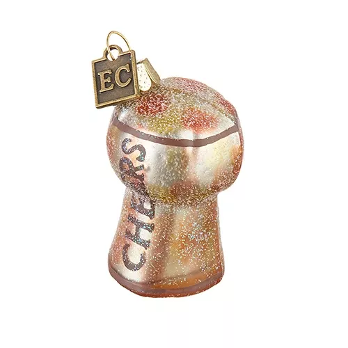 Eric Cortina Collection: 2.25" Cheers Cork Ornament