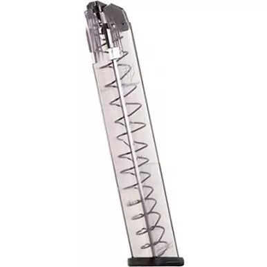 ETS Group GLK-18 Glock 18 Compatible 9mm 31 Round Polymer Clear Finish Magazine