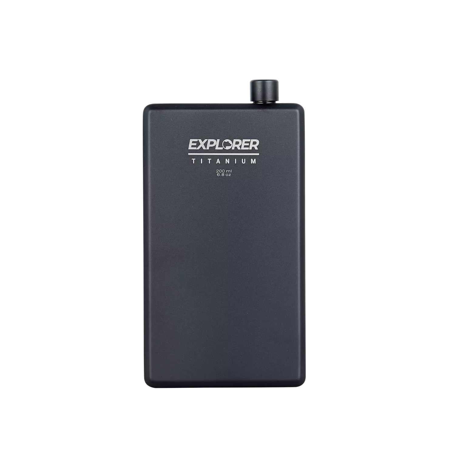 Explorer Bear Black Titanium 200ml Flask