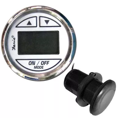 Faria Beede Chesapeake White 2" Depth Sounder