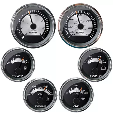 Faria Beede Platinum Inboard Gauge Box Set