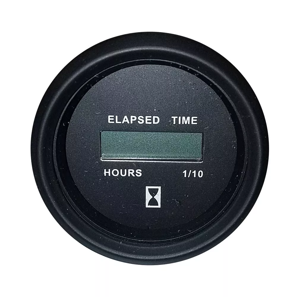 Faria Heavy-Duty 2″ Hourmeter (Digital) (12-32VDC) Black – Packaged in Box