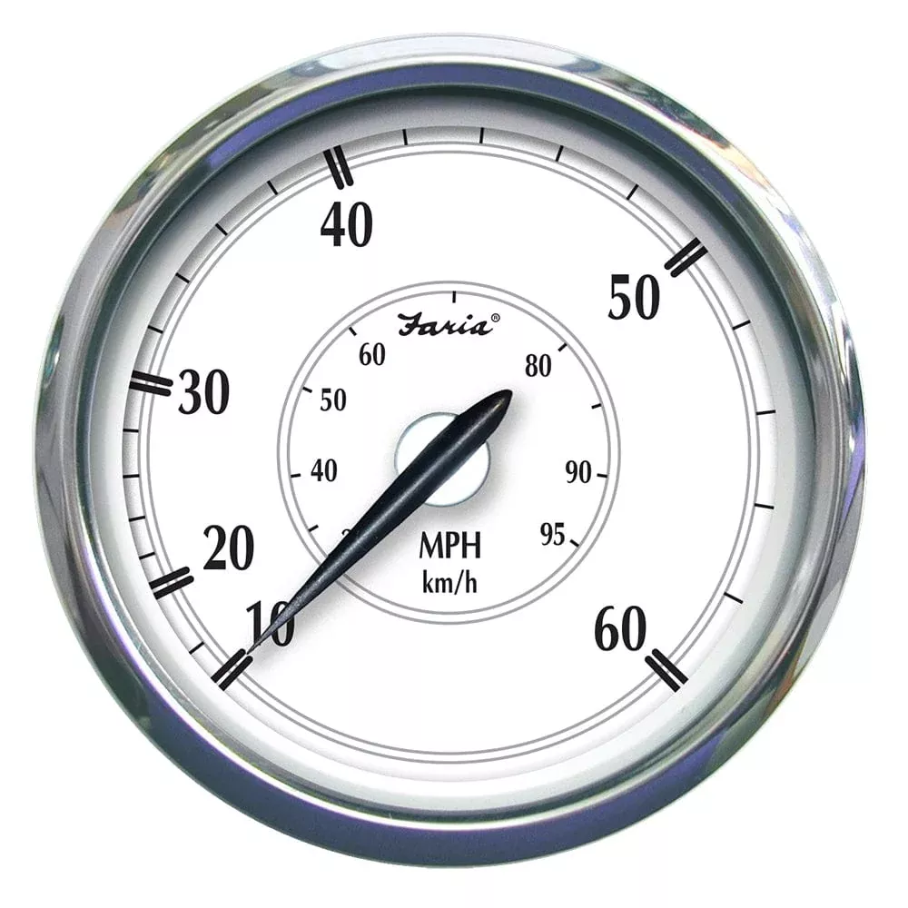 Faria Newport SS 5″ Speedometer – 0 to 60 MPH