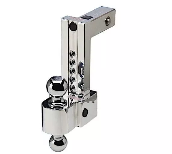 Fastway 8″ Drop Self-Locking Adjustable Billet Aluminum Ball Mount, 2″ and 2-5/16″ Balls• 44-00-4800
