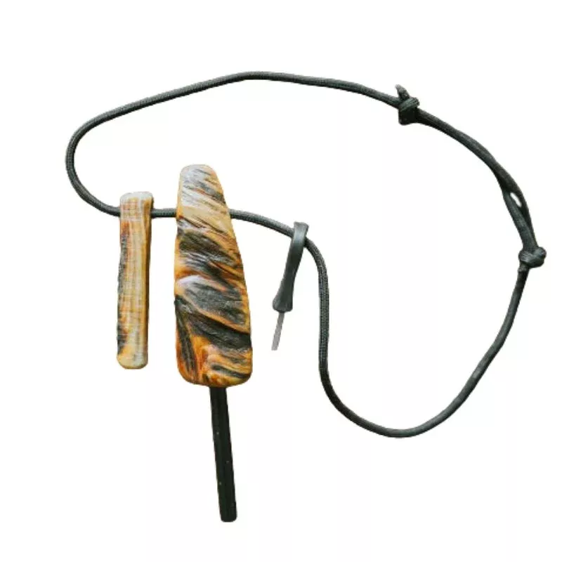 Fatwood Fire Steels 5/16″ Ferro Rod – Character Edition