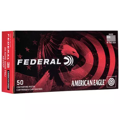 Federal AE25AP American Eagle 25 ACP 50 GR FMJ 50 Rounds