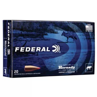 Federal V65CRDVM95 Varmint & Predator 6.5 Creedmoor 95 GR V-Max 20 Rounds