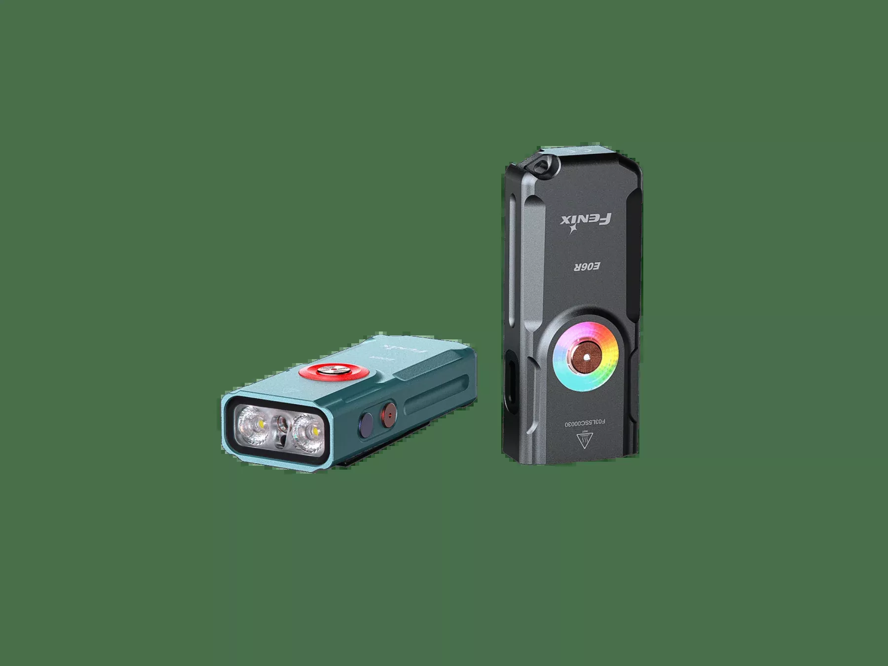 Fenix E06R Keychain Light with White, UV, and Red Laser Lights