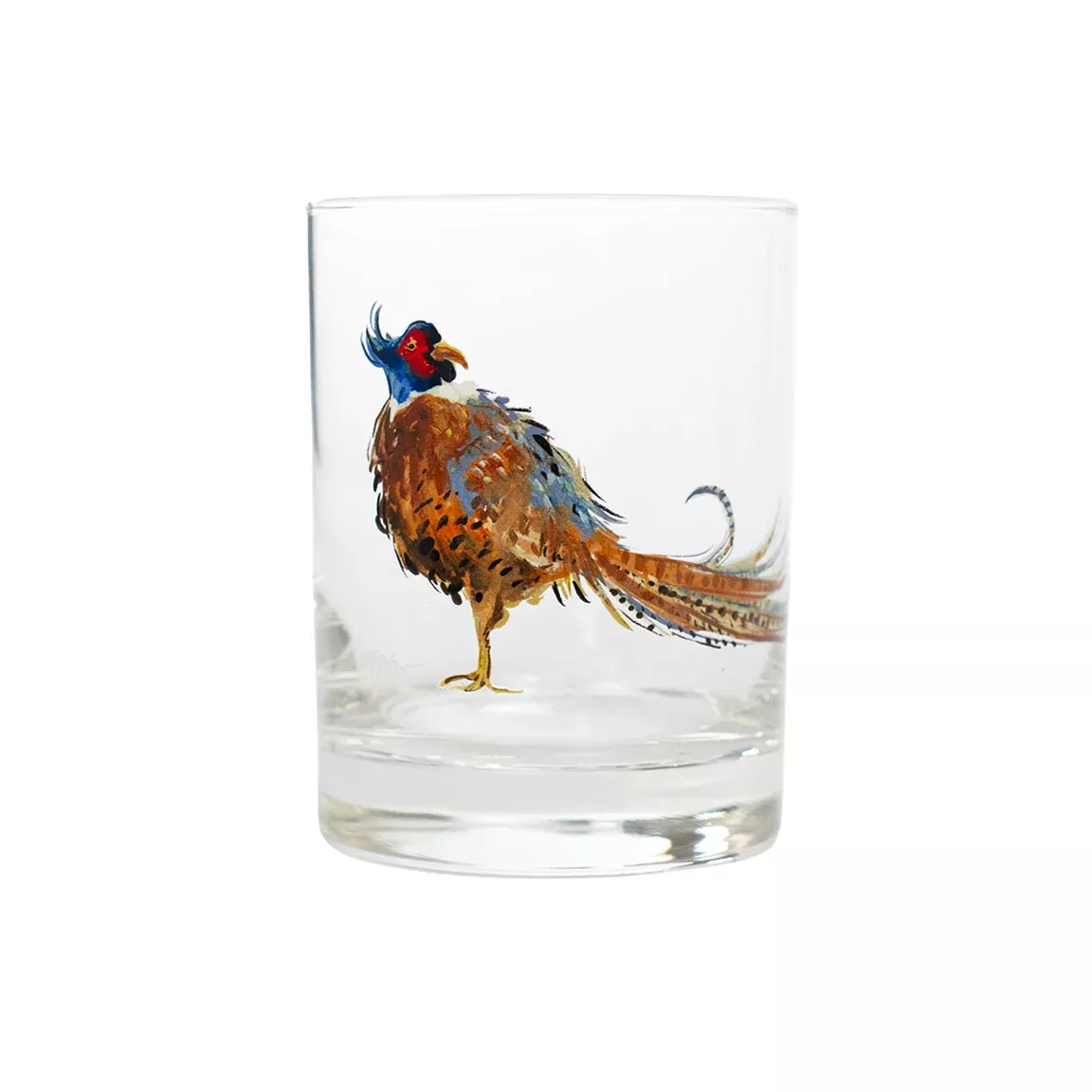 Field & Feather Old Fashioned Glass By Thomas Ard