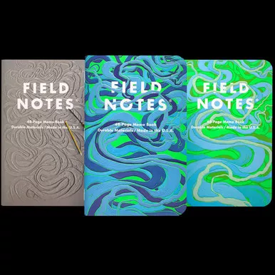 Field Notes 'Is A River Alive?' 3-Pack Graph
