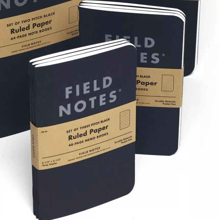 Field Notes Pitch Black Memo Book