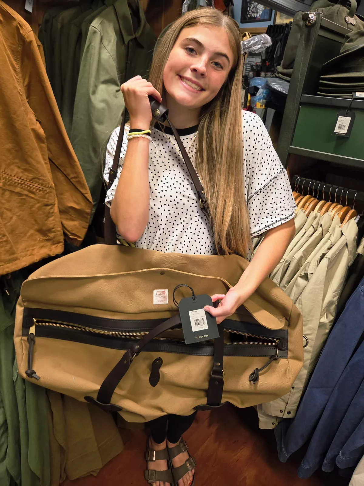 Filson Large Rugged Twill Duffle Bag — Made in USA – 11070223