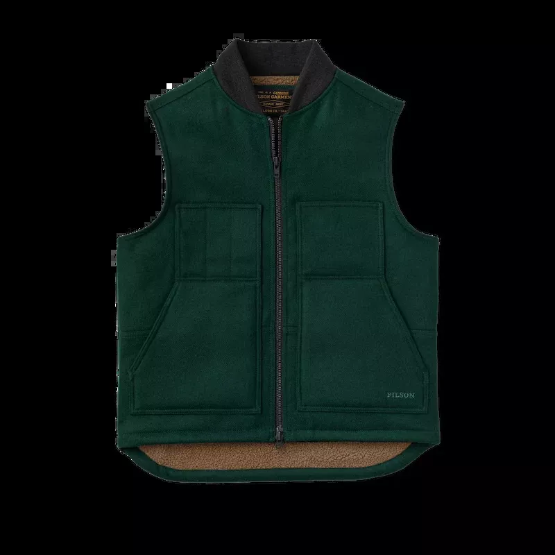 Filson Lined Mackinaw Wool Work Vest 20199228 - Closeout pricing!