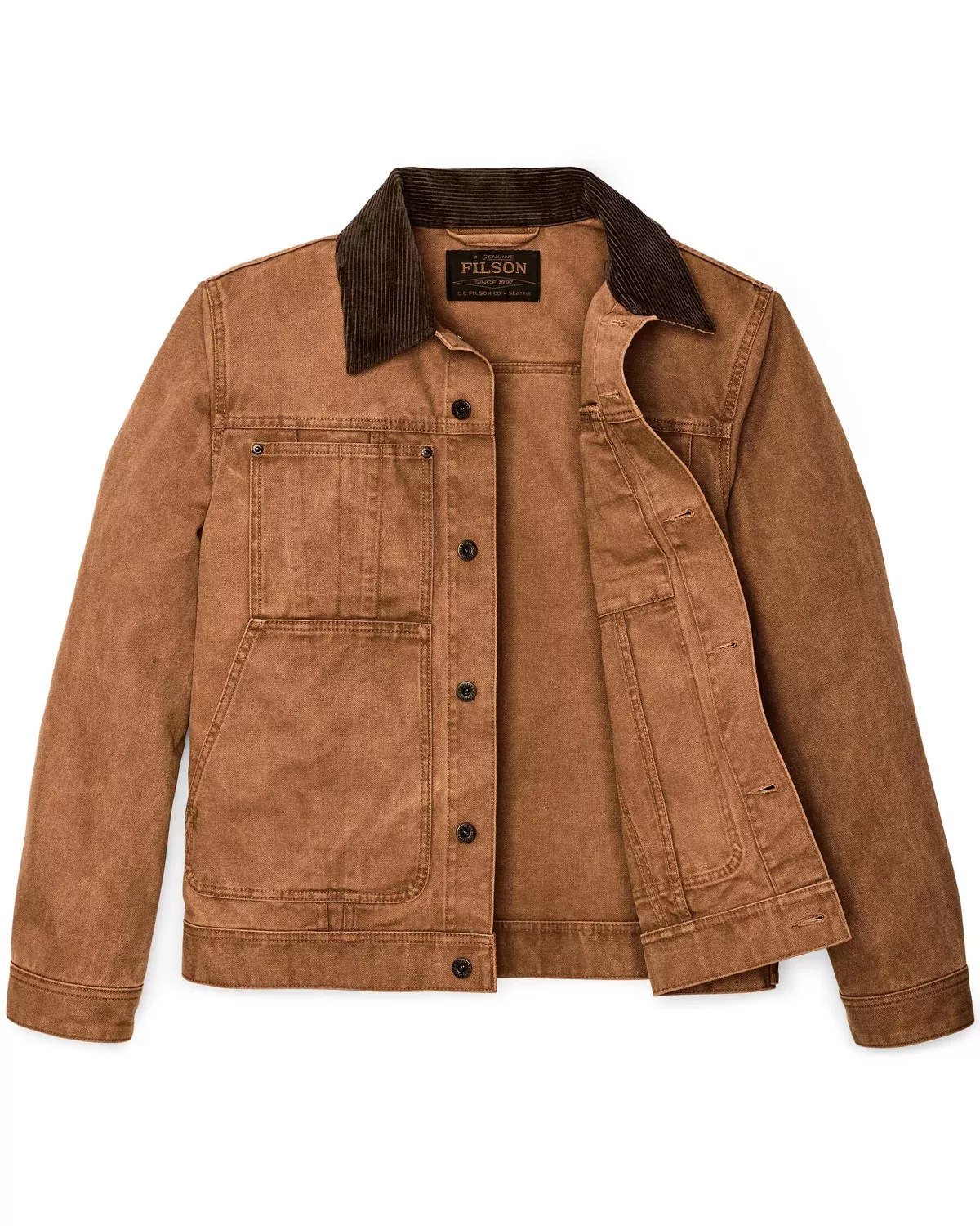 Filson Rustic Canvas Short Cruiser Jacket