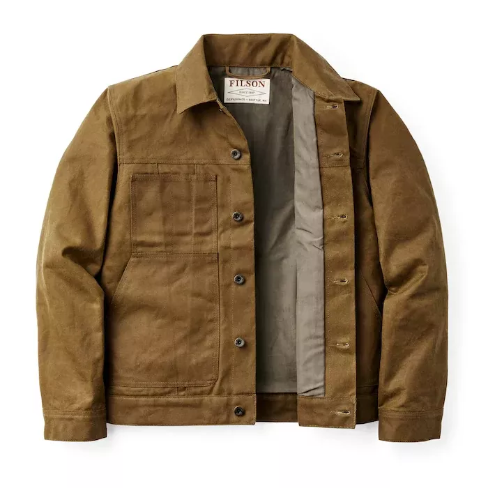 Filson Tin Cloth Short Lined Cruiser Jacket – Waxed Cotton Heritage Outerwear 20232828