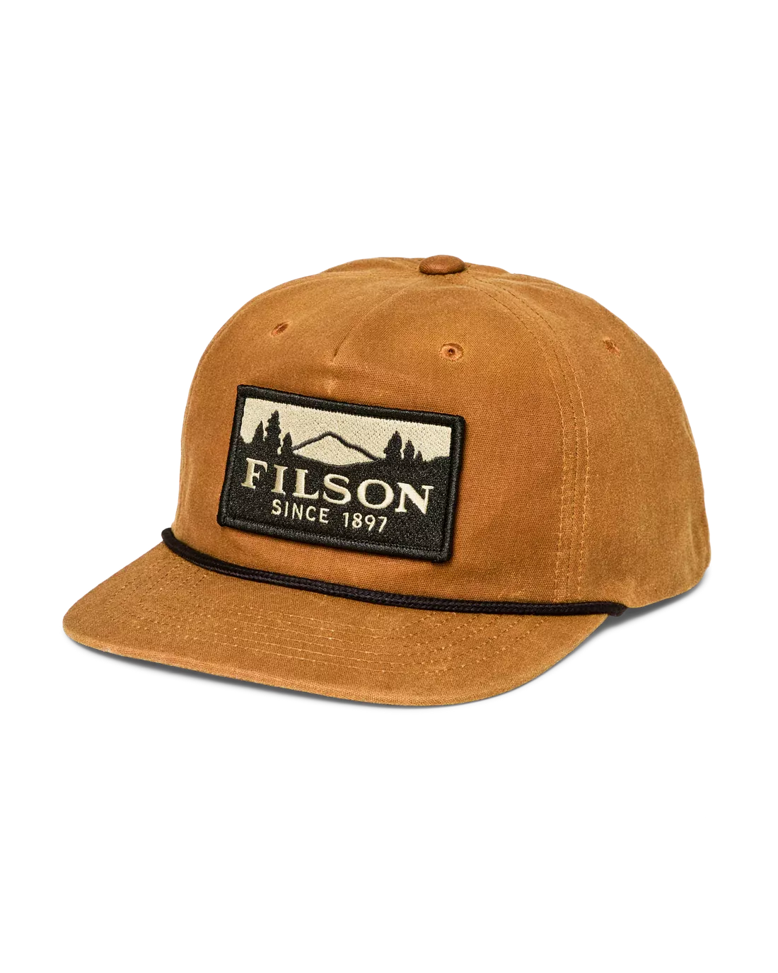 Filson Waxed Trucker Cap 20301078 – Premium 10oz Cotton Canvas Hat with Adjustable Snapback