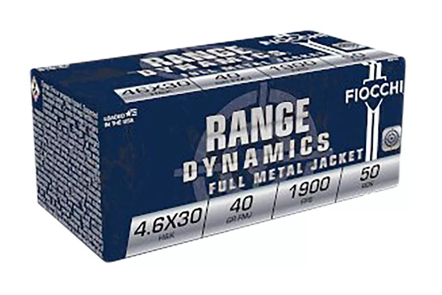 Fiocchi  4.6x30mm 40gr Range Dynamics FMJ 50/Box
