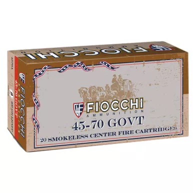 Fiocchi 4570A 45-70 Gov 405 GR LRNFP 20 Rounds