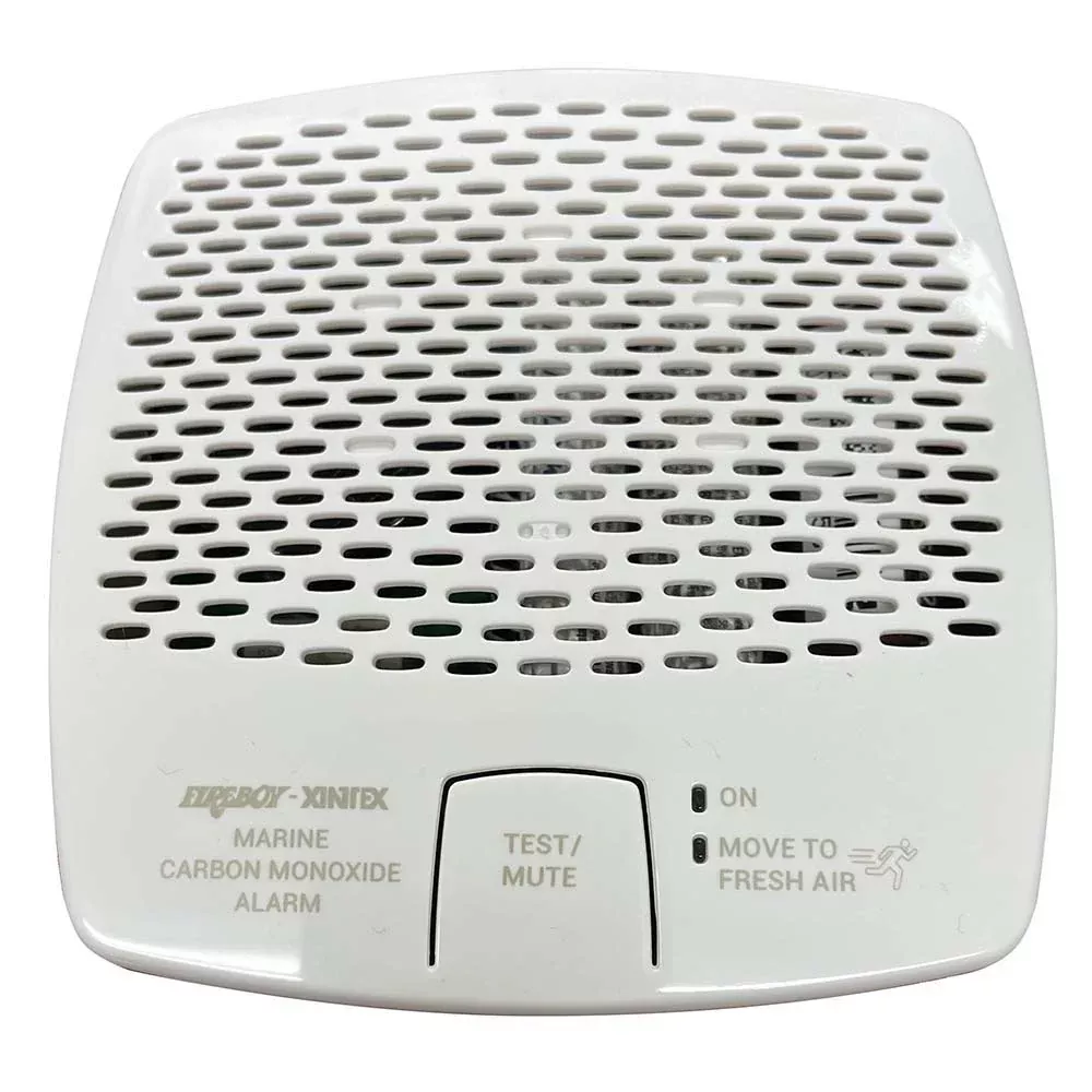 Fireboy-Xintex CO Alarm 12/24V DC w/Interconnect White