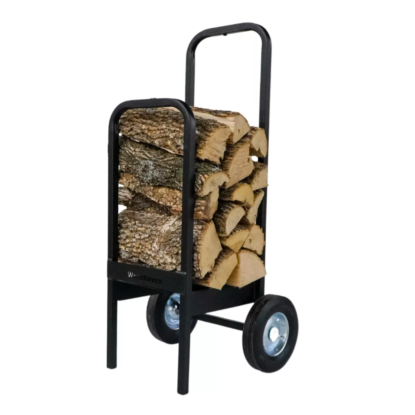 Firewood Cart 300 lb CapacityUSA Made SteelWoodhaven